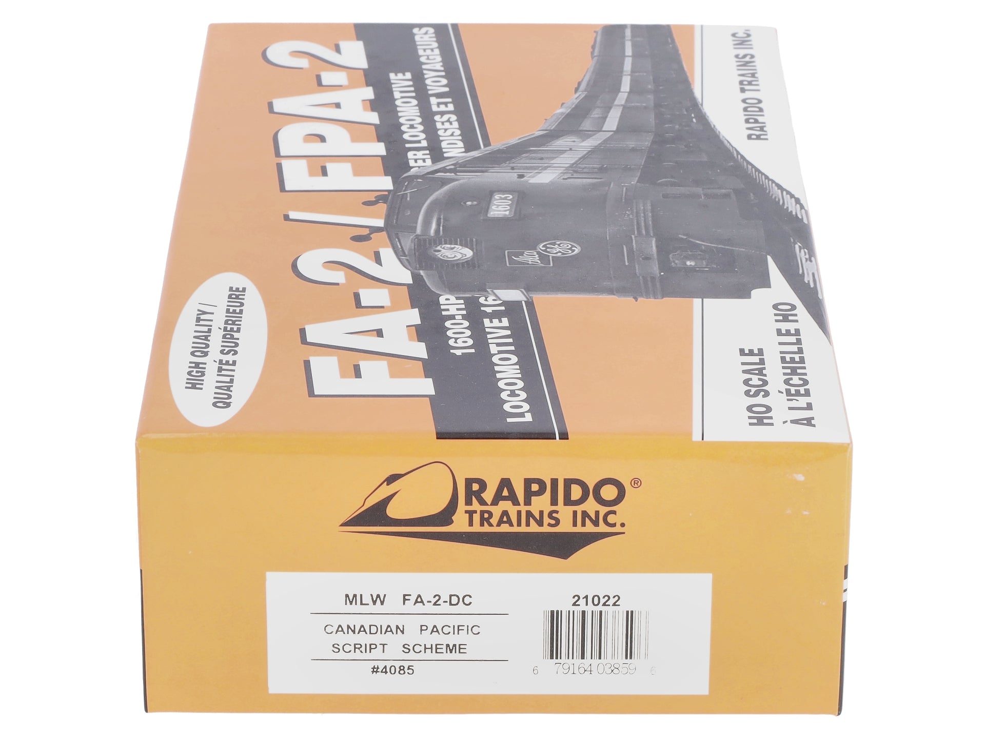 Rapido Trains 21022 HO Scale Canadian Pacific MLW FA-2 Diesel Engine #4085