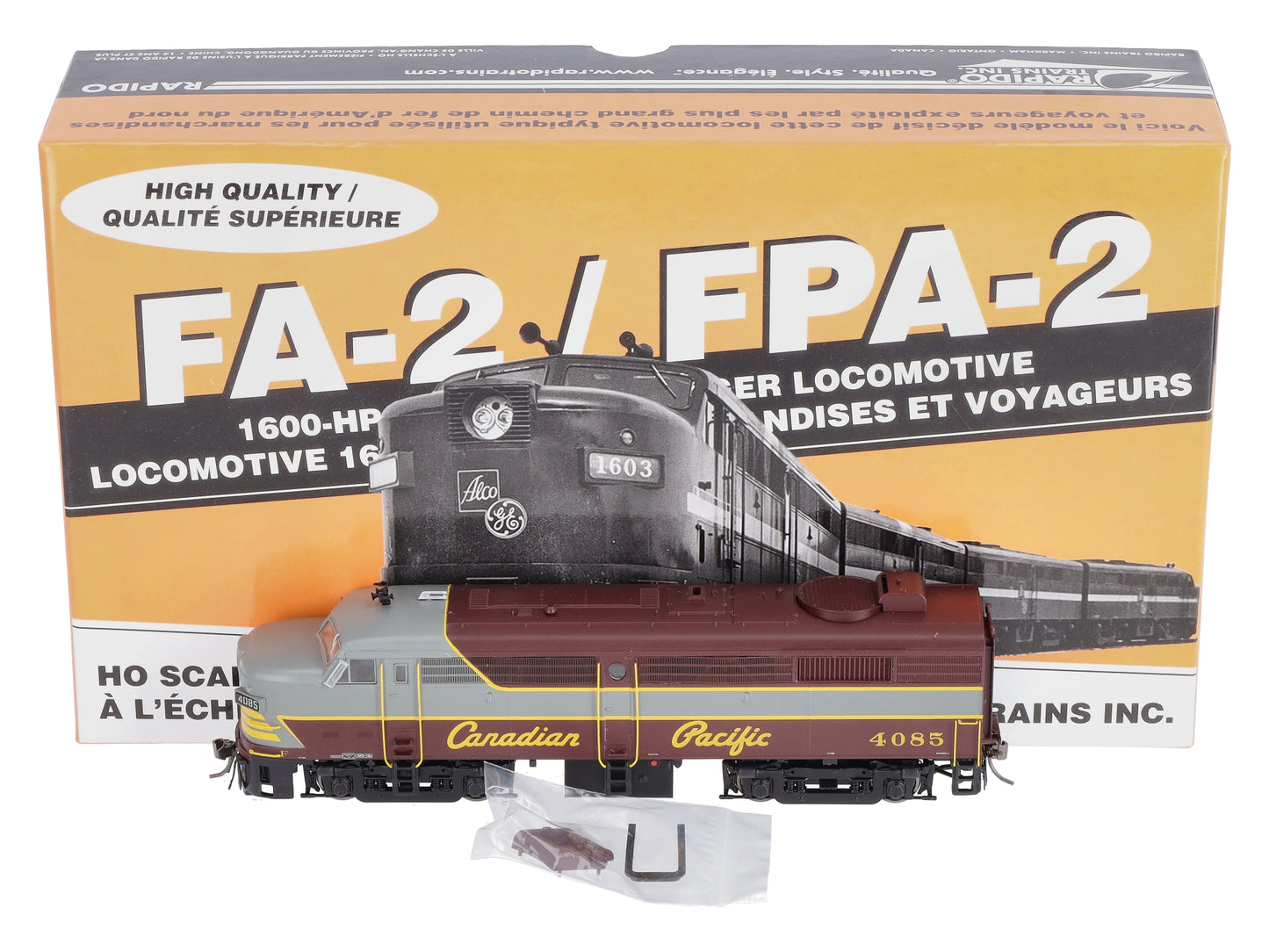 Rapido Trains 21022 HO Scale Canadian Pacific MLW FA-2 Diesel Engine #4085