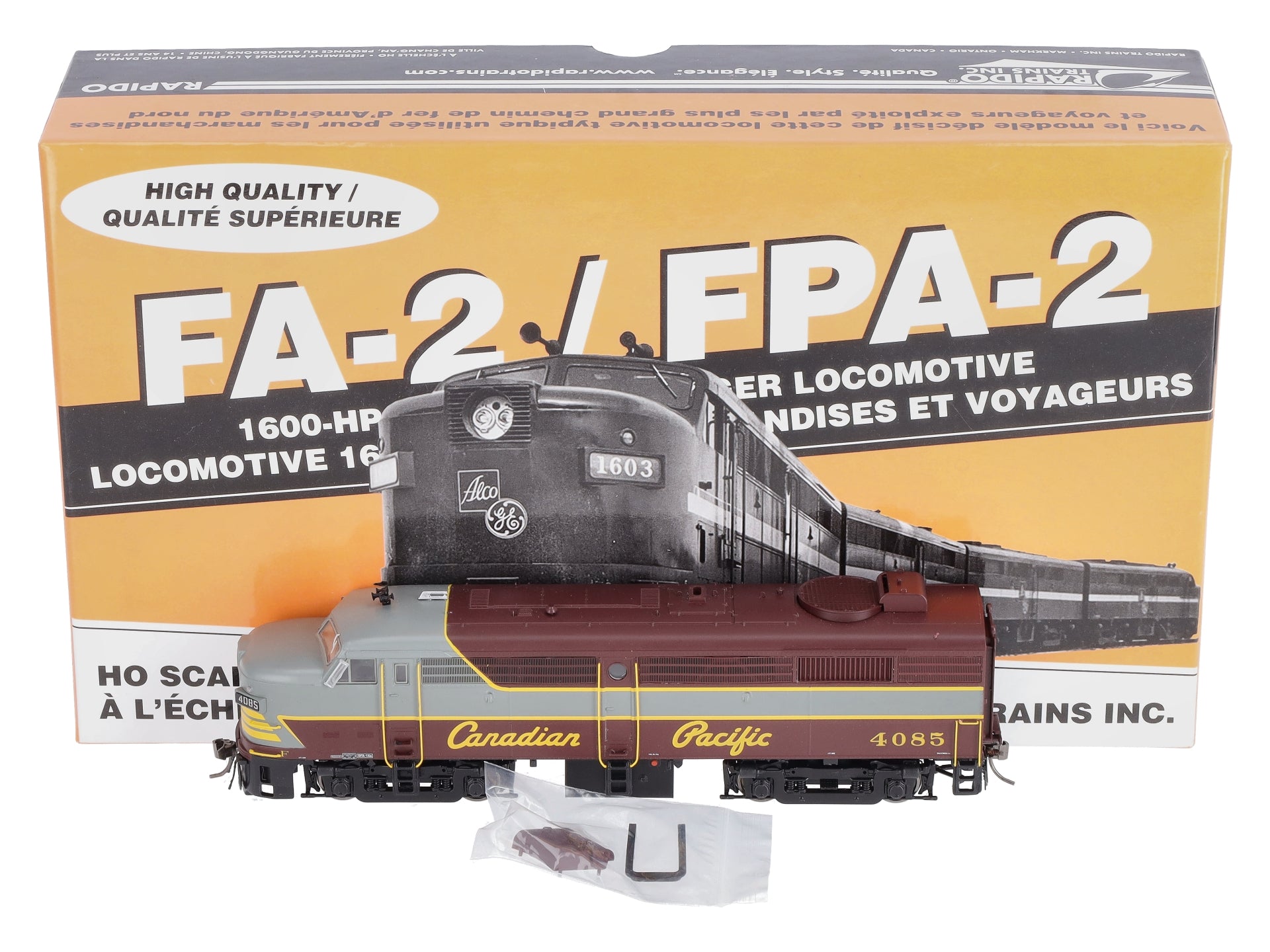 Rapido Trains 21022 HO Scale Canadian Pacific MLW FA-2 Diesel Engine #4085