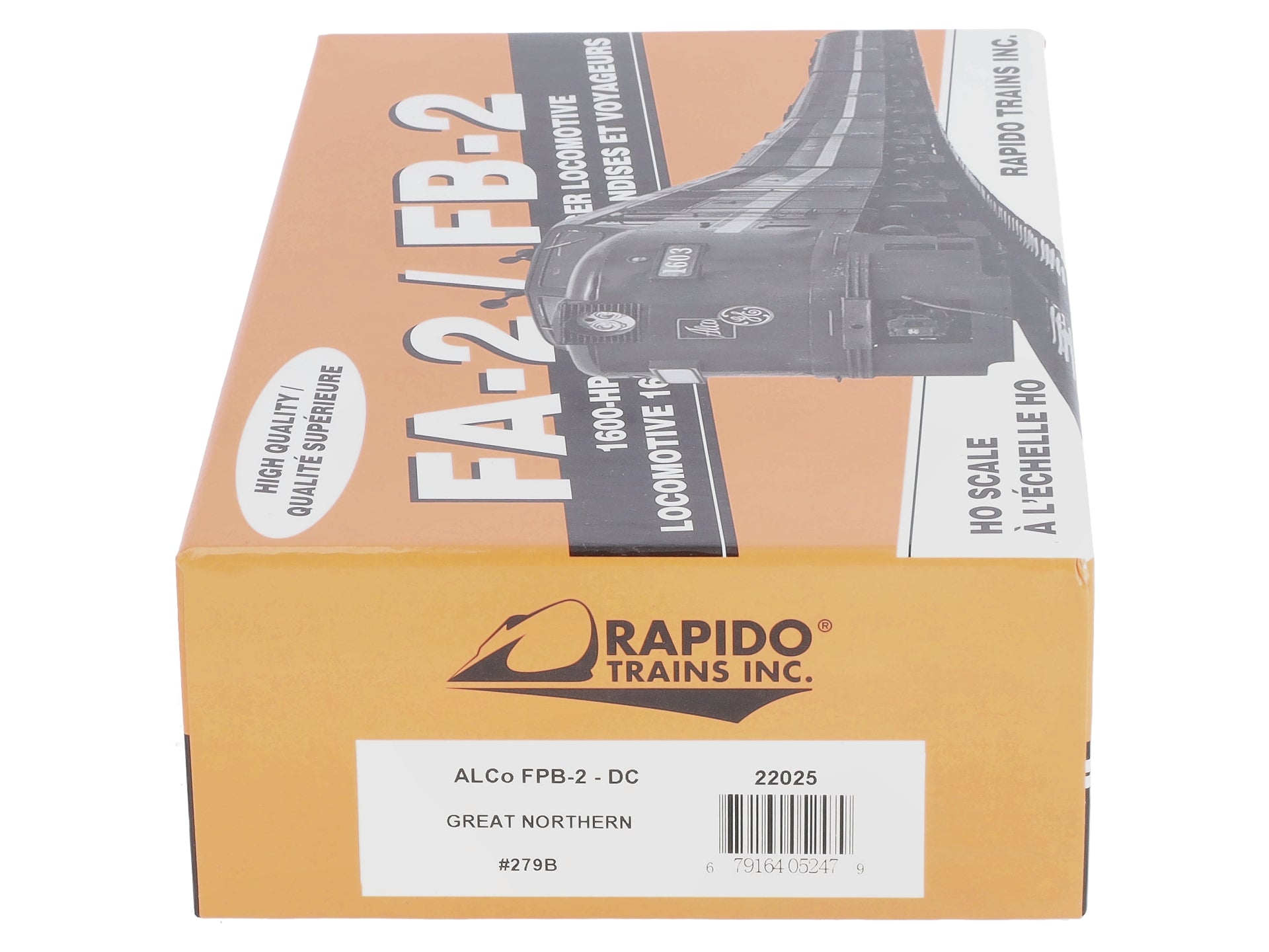 Rapido Trains 22025 HO Scale Great Northern Alco FPB-2 Ph Ia Diesel Engine #279B