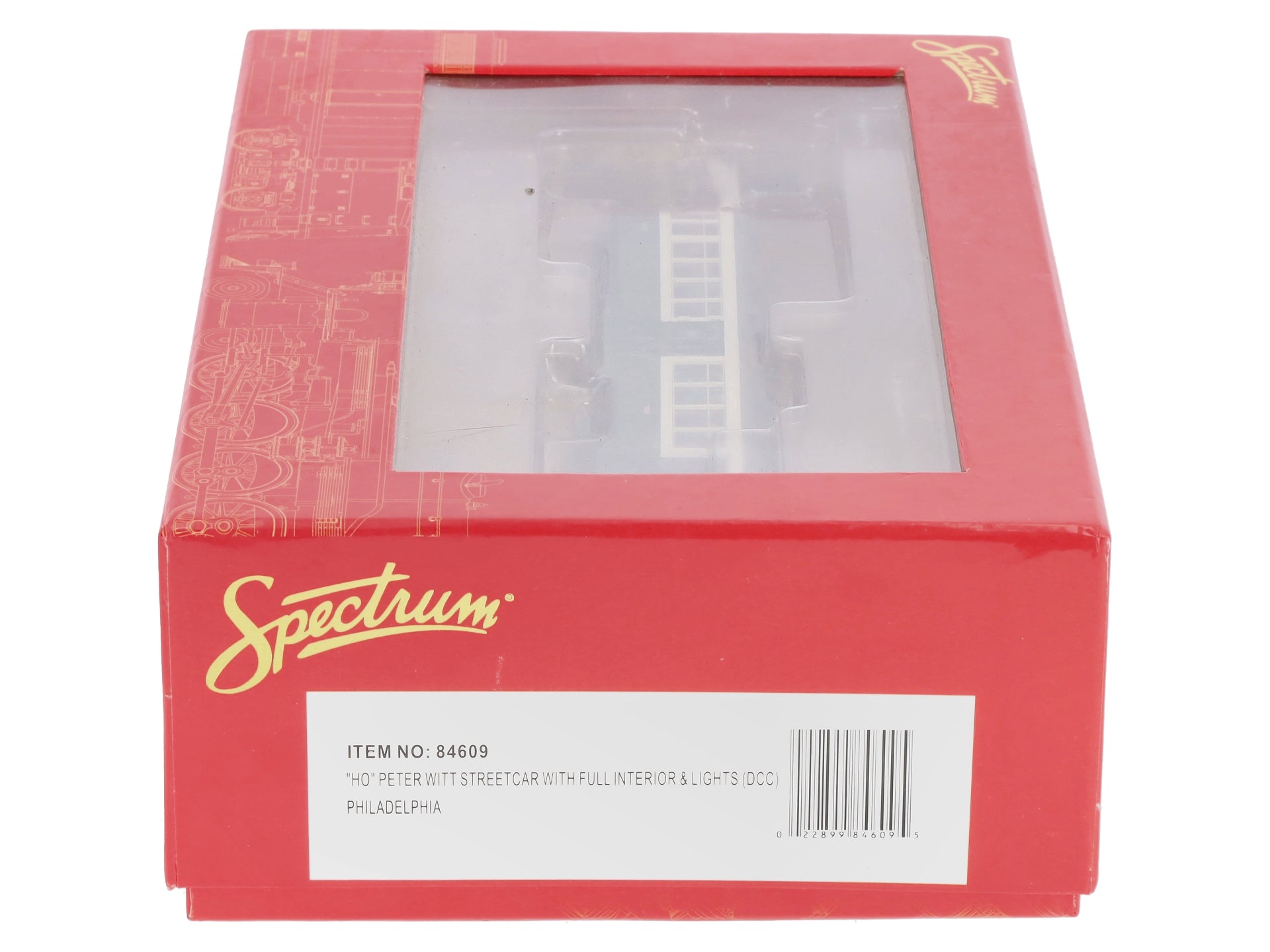 Bachmann 84609 Spectrum HO Scale Peter Witt Street Car Philadelphia