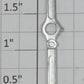 Lionel 001E-104C Right Hand Side Rod