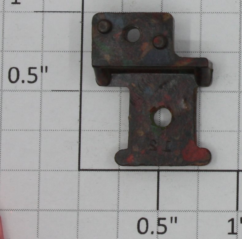 Lionel TCL-41 Offset Red Swirl Collector Roller Insulator