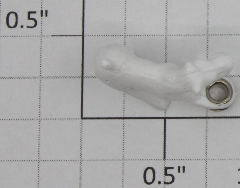 Lionel 128-42 Unpainted Newsstand Dog Figure with Eyelet