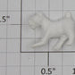 Lionel 128-42 Unpainted Newsstand Dog Figure without Eyelet