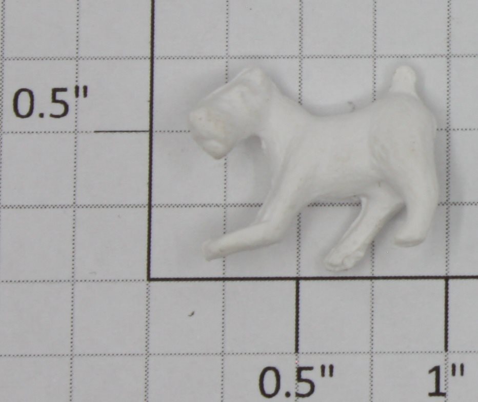 Lionel 128-42 Unpainted Newsstand Dog Figure without Eyelet