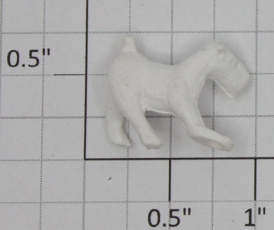 Lionel 128-42 Unpainted Newsstand Dog Figure without Eyelet