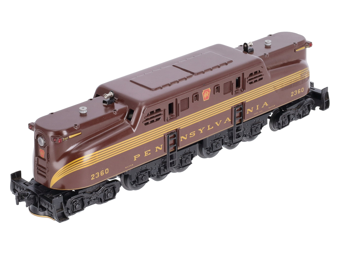 Williams 41799 O PRR Tuscan 5-Stripe Semi-Scale GG-1 Electric Locomotive #2360