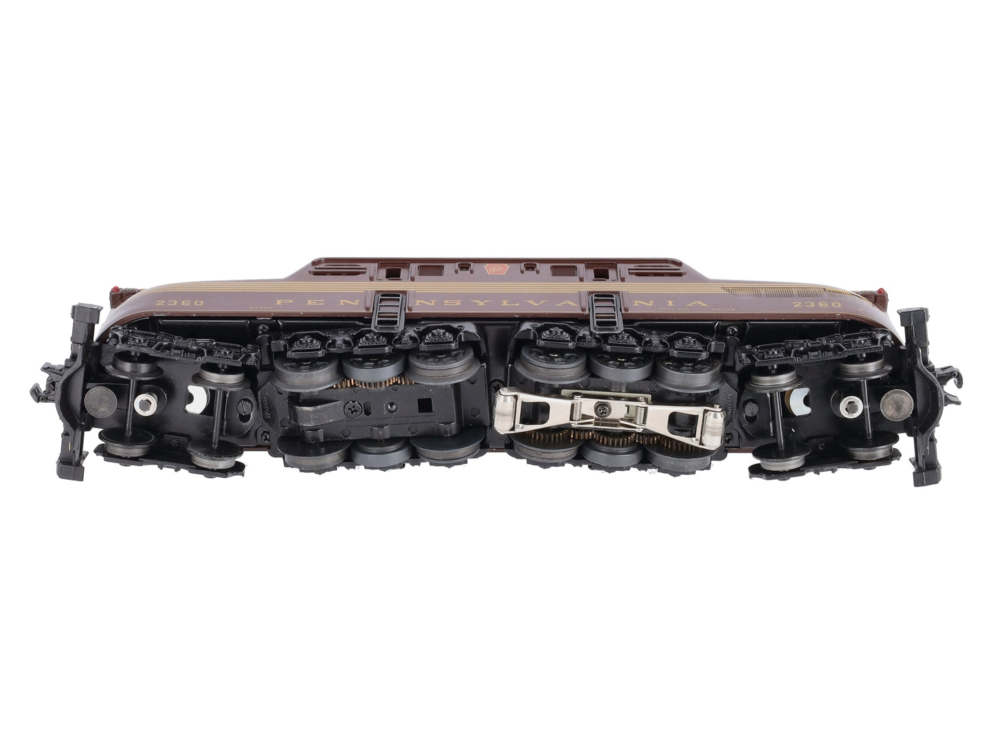 Williams 41799 O PRR Tuscan 5-Stripe Semi-Scale GG-1 Electric Locomotive #2360