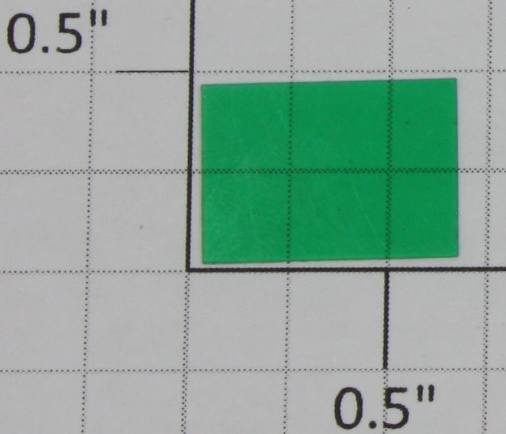 Lionel 711-53 Flat Green Lantern Lens