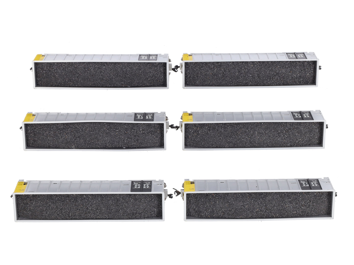 Walthers 932-5341 HO Scale AEPX Bethgons Hopper Cars w/ Coal Load (Pack of 6) LN/Box