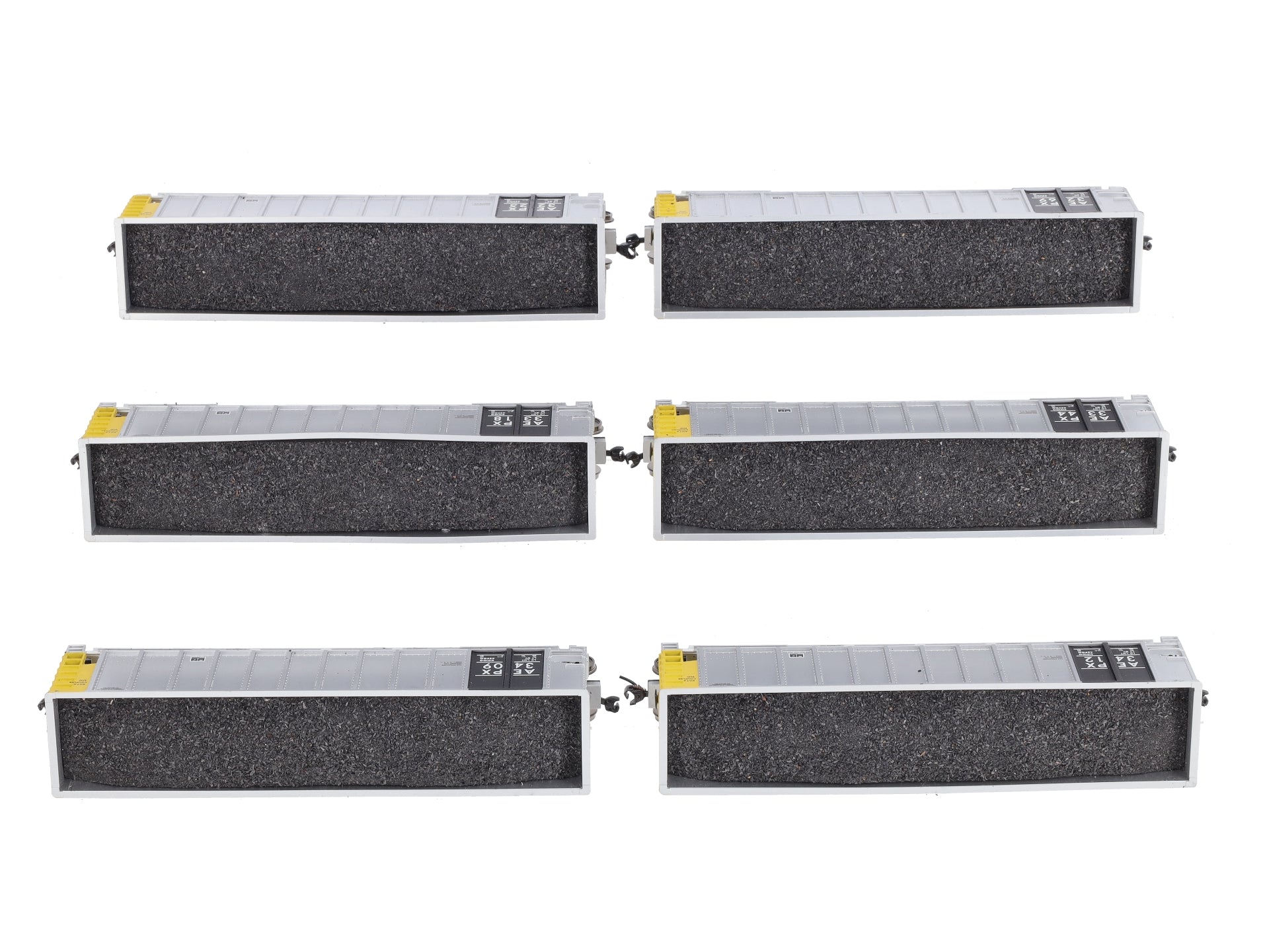 Walthers 932-5341 HO Scale AEPX Bethgons Hopper Cars w/ Coal Load (Pack of 6) LN/Box