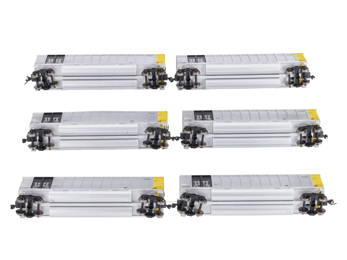 Walthers 932-5341 HO Scale AEPX Bethgons Hopper Cars w/ Coal Load (Pack of 6) LN/Box