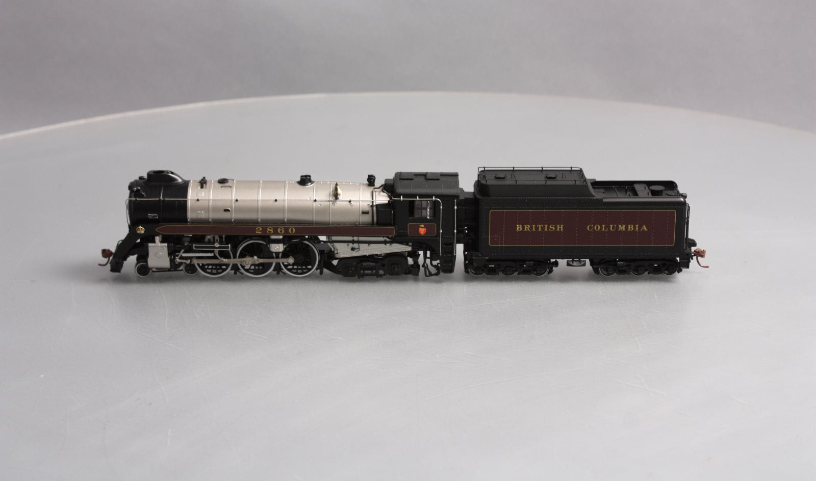 Rapido Trains 600091 HO British Columbia Class H1e Steam Locomotive #2860