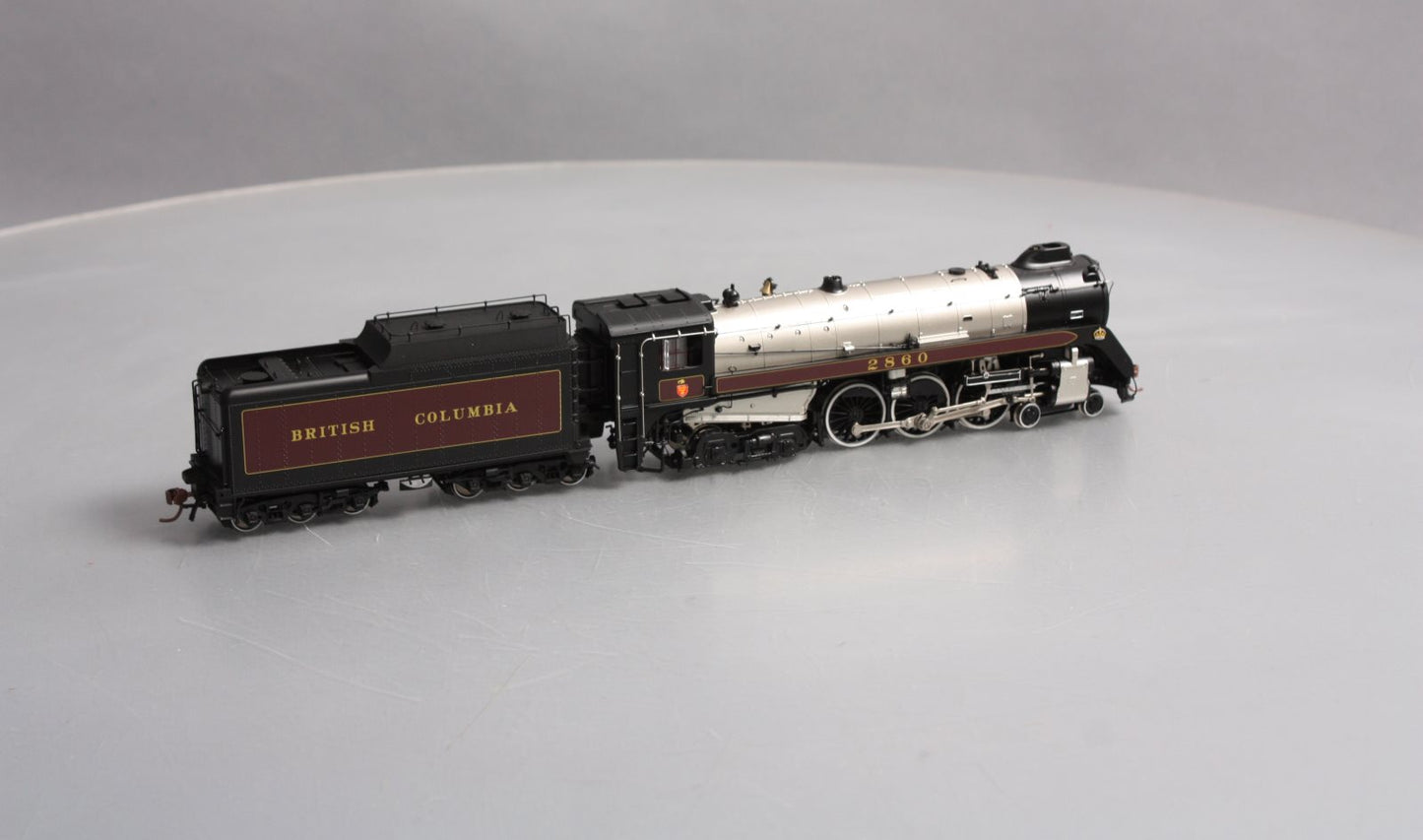 Rapido Trains 600091 HO British Columbia Class H1e Steam Locomotive #2860