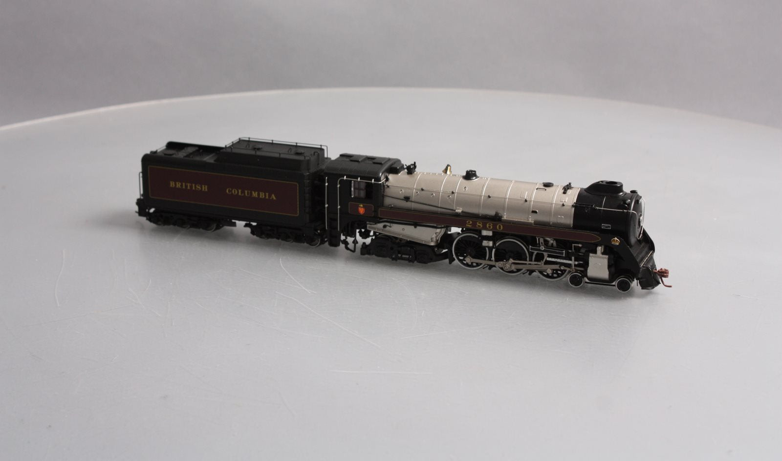 Rapido Trains 600091 HO British Columbia Class H1e Steam Locomotive #2860
