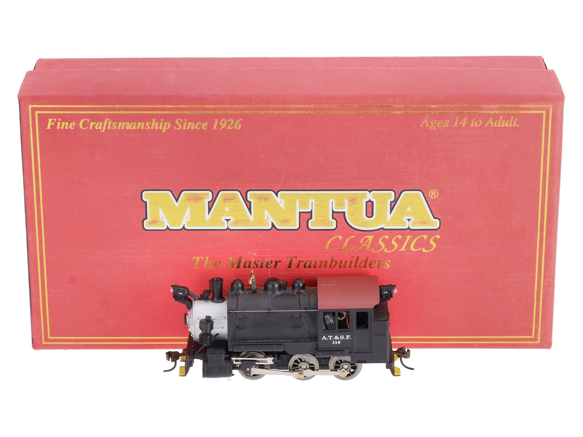 Mantua 393101 HO Santa Fe 0-6-0 Tank Switcher w/ DCC & Sound