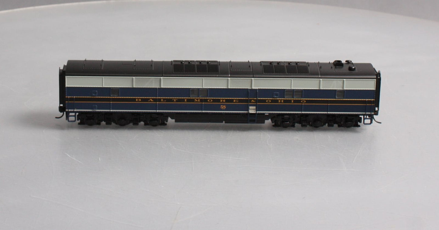 Broadway Limited 5399 HO Baltimore & Ohio EMD E6 B-Unit Diesel Locomotive #58x