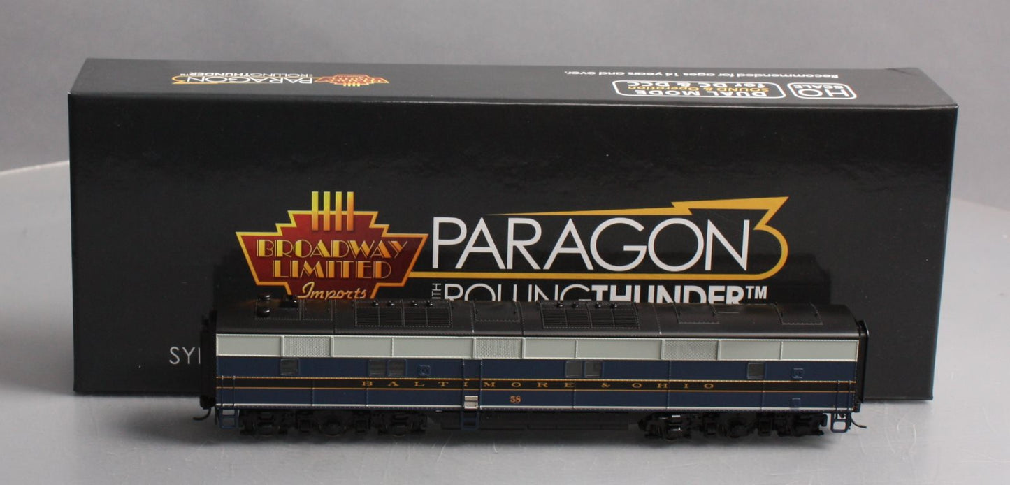 Broadway Limited 5399 HO Baltimore & Ohio EMD E6 B-Unit Diesel Locomotive #58x