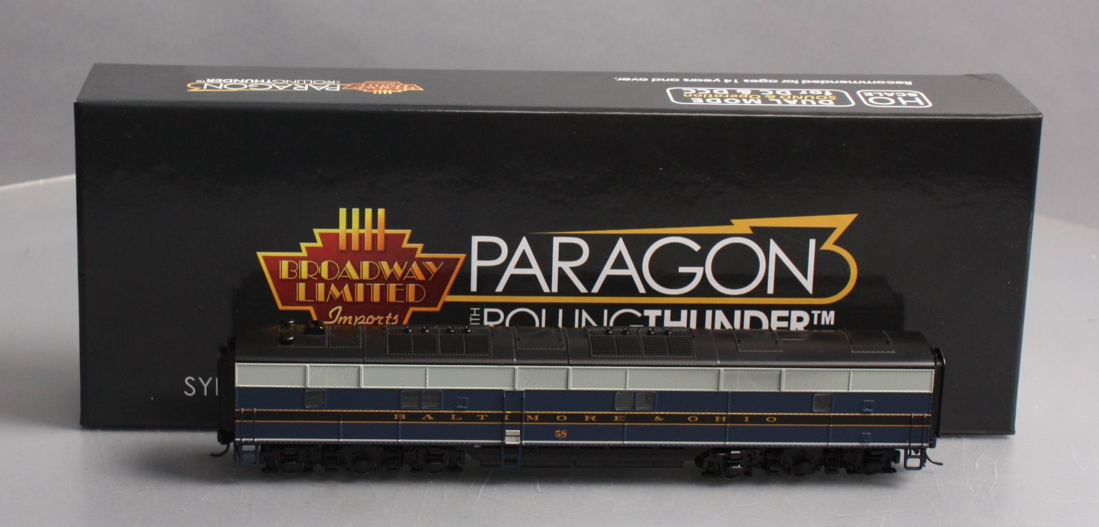 Broadway Limited 5399 HO Baltimore & Ohio EMD E6 B-Unit Diesel Locomotive #58x