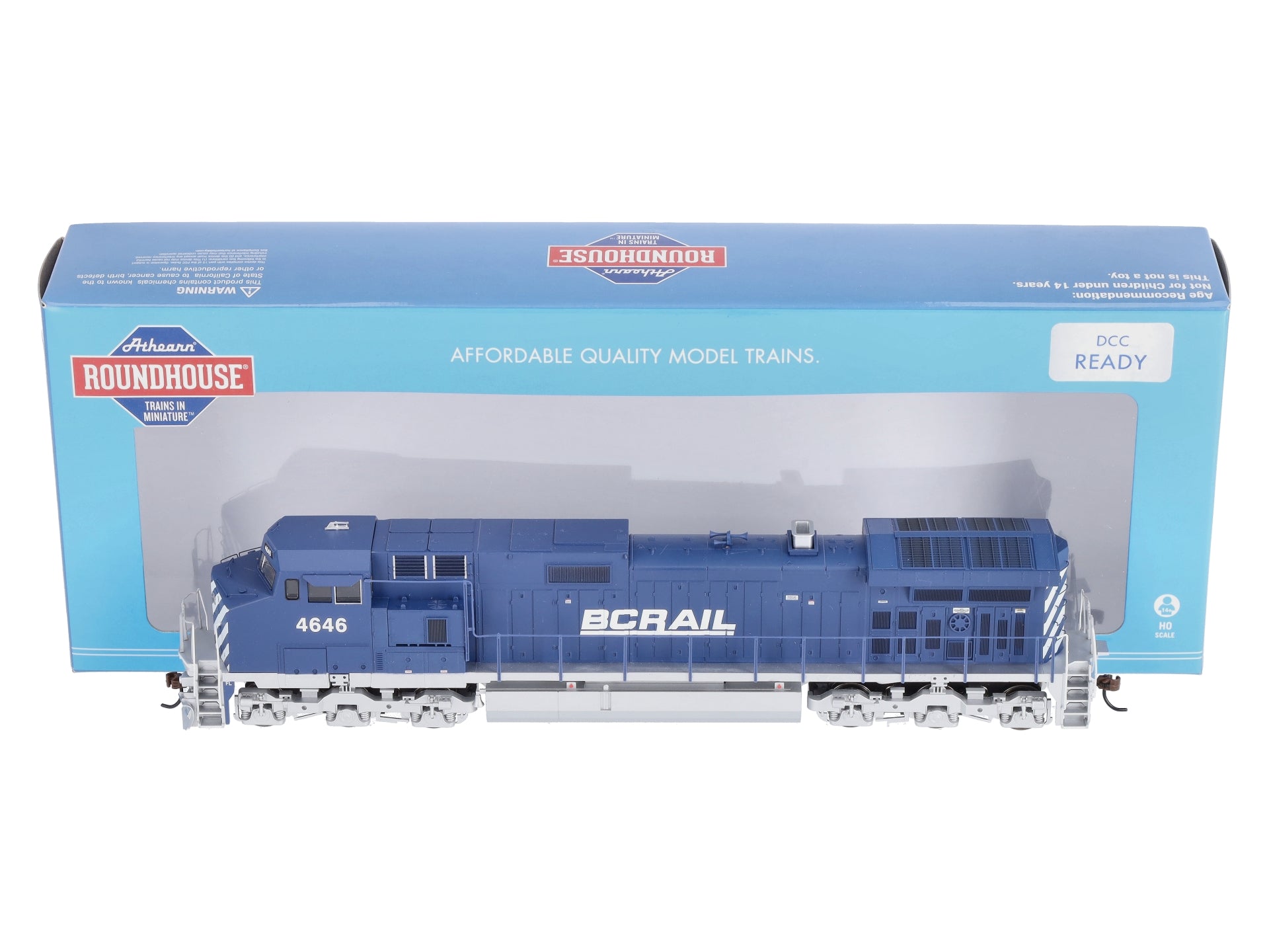Roundhouse 78041 HO Scale BC Railway Dash 9-44CW Diesel Locomotive #4646 LN/Box