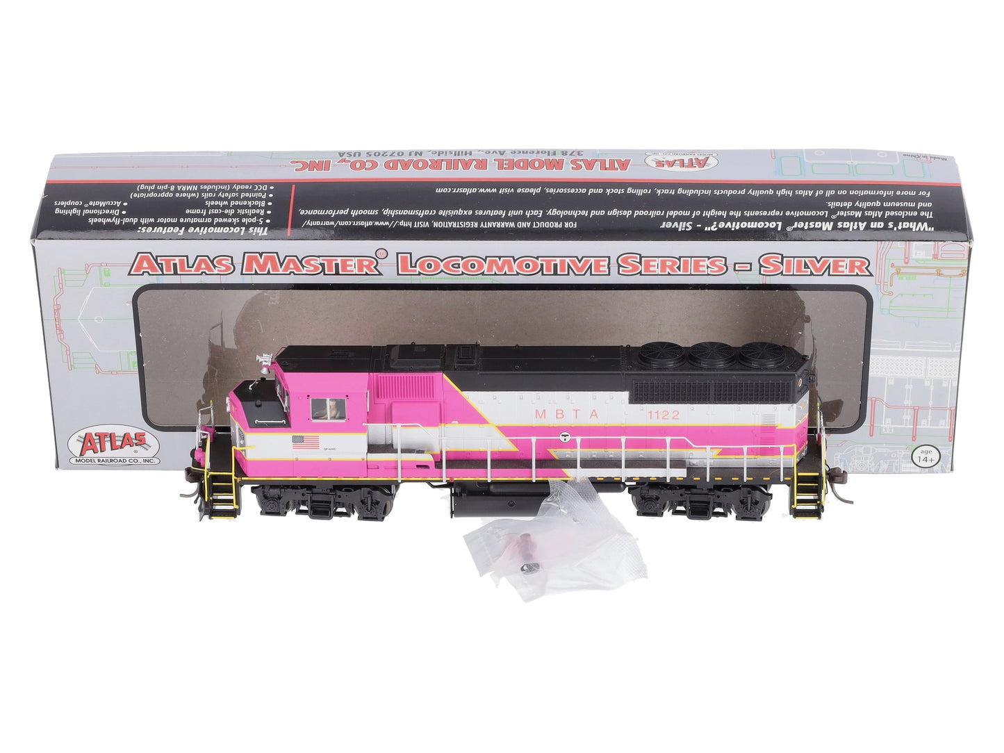 Atlas 10002736 HO MBTA GP40-2(W) Diesel Locomotive #1122