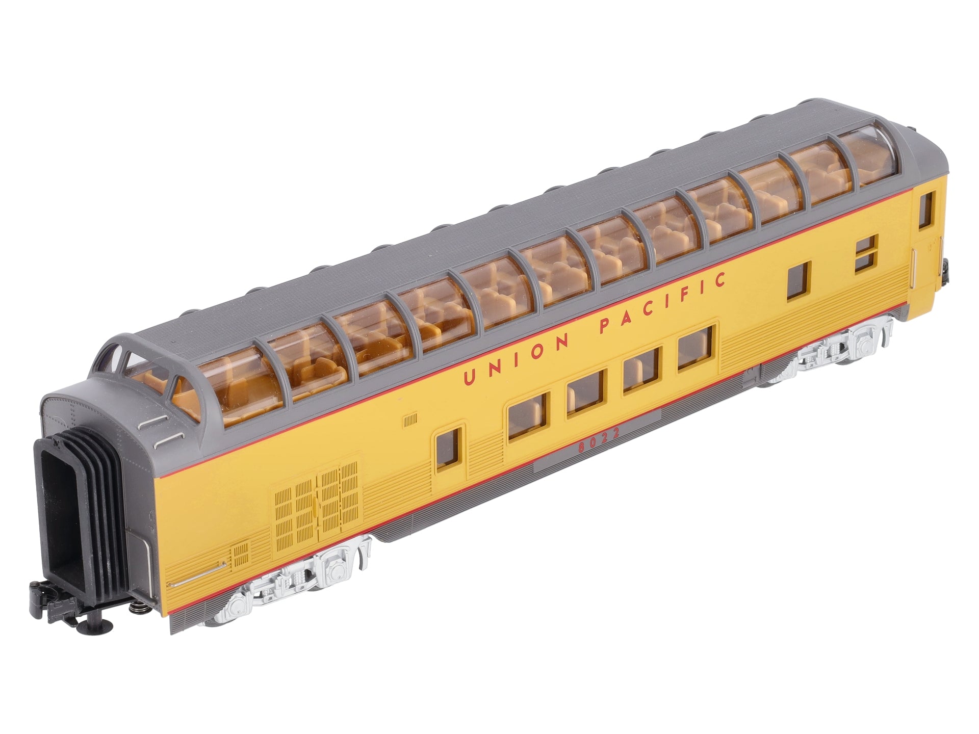MTH 30-67894 O Union Pacific 60' Streamlined Full-Length Vista Dome Car