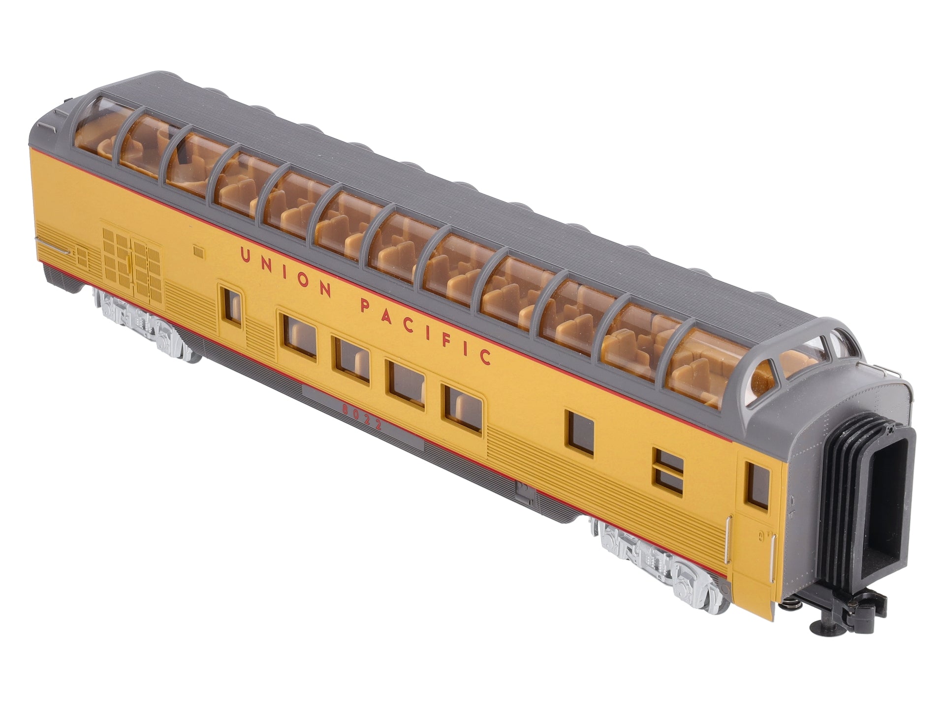 MTH 30-67894 O Union Pacific 60' Streamlined Full-Length Vista Dome Car