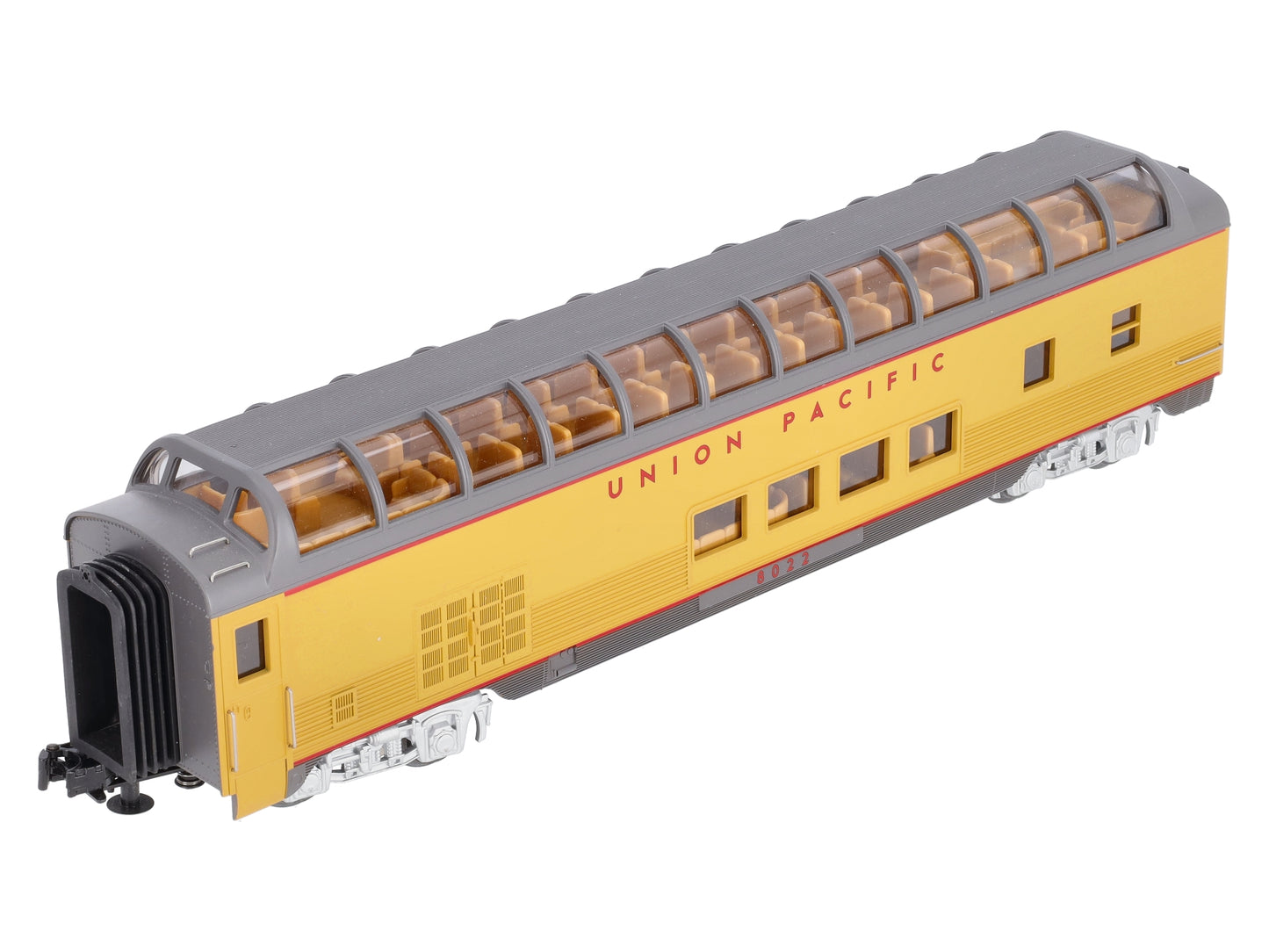 MTH 30-67894 O Union Pacific 60' Streamlined Full-Length Vista Dome Car