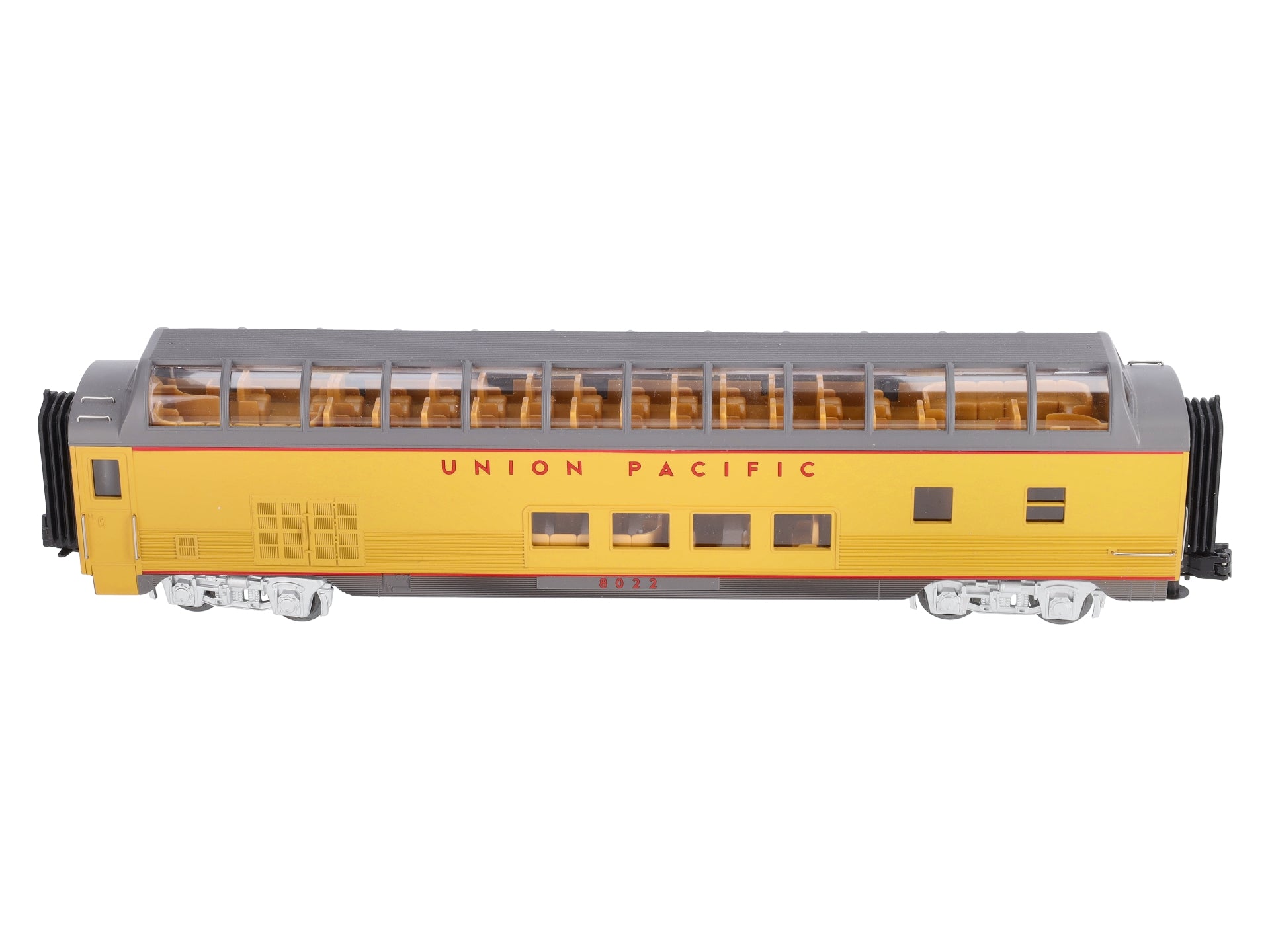 MTH 30-67894 O Union Pacific 60' Streamlined Full-Length Vista Dome Car