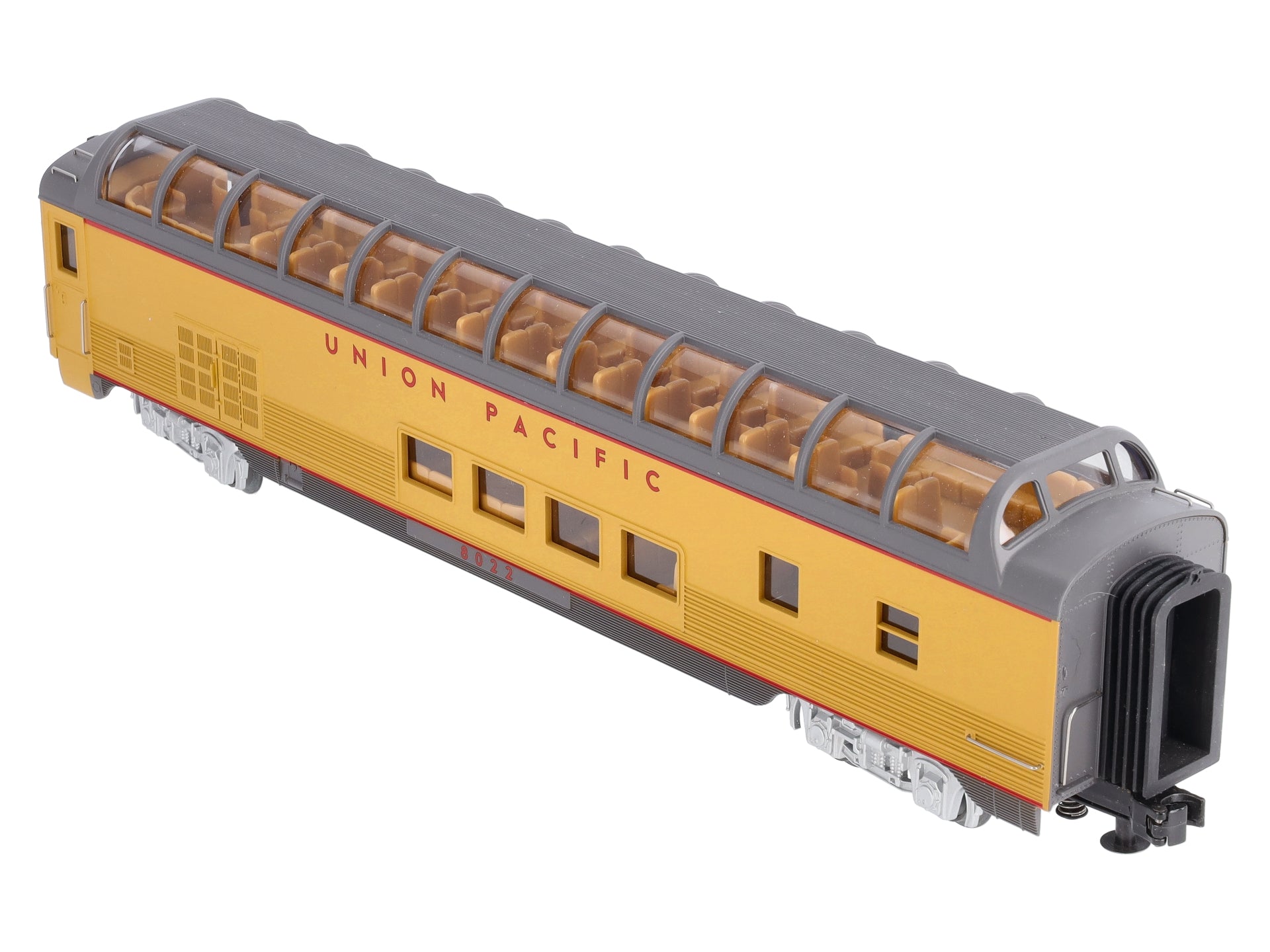 MTH 30-67894 O Union Pacific 60' Streamlined Full-Length Vista Dome Car