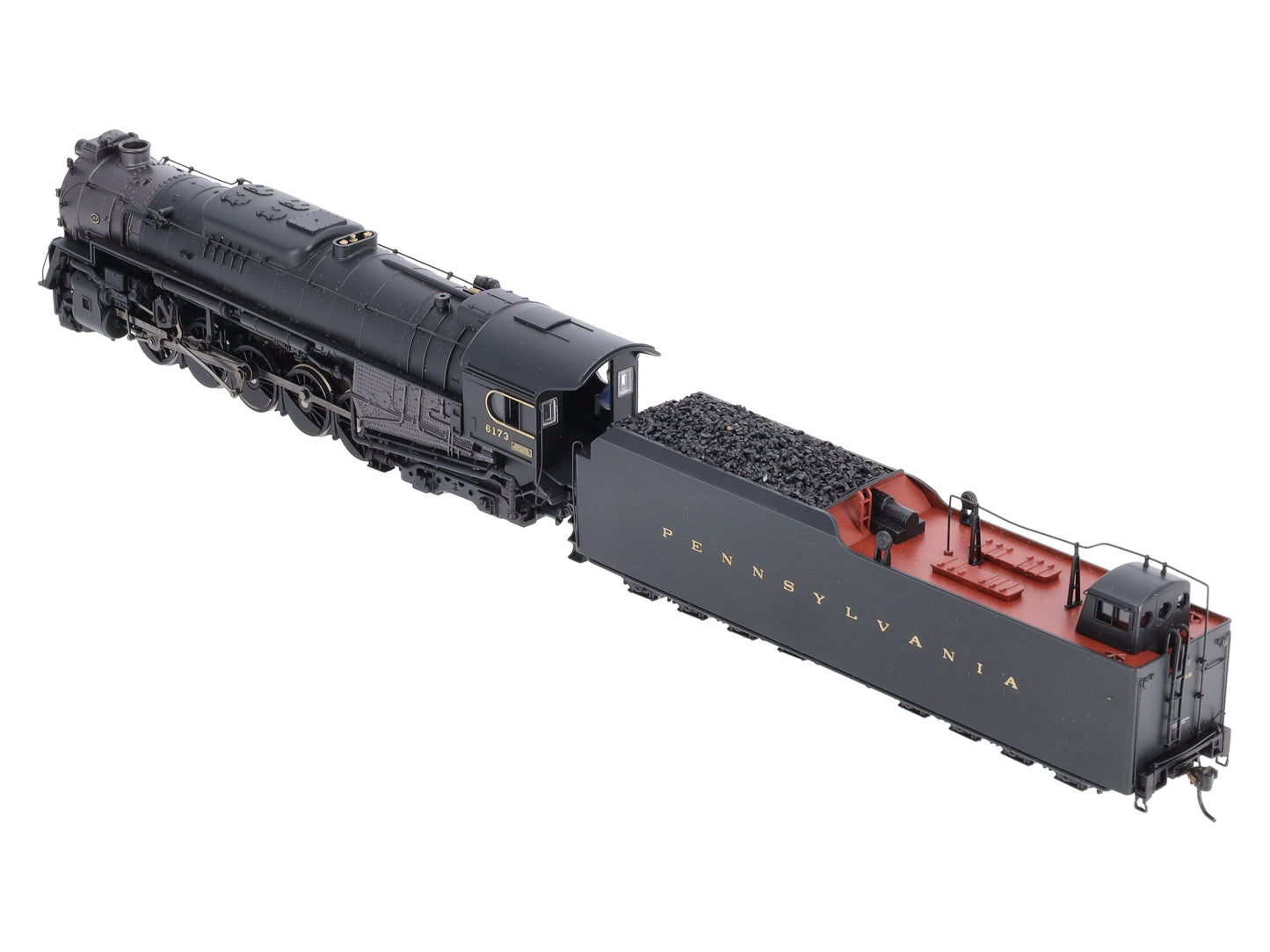 Broadway Limited 2221 HO PRR Class J1 2-10-4 Steam Locomotive & Tender #6173