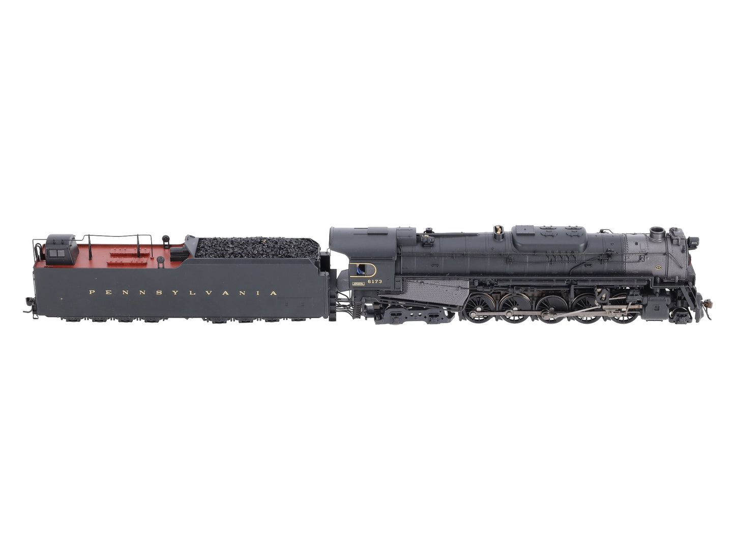 Broadway Limited 2221 HO PRR Class J1 2-10-4 Steam Locomotive & Tender #6173
