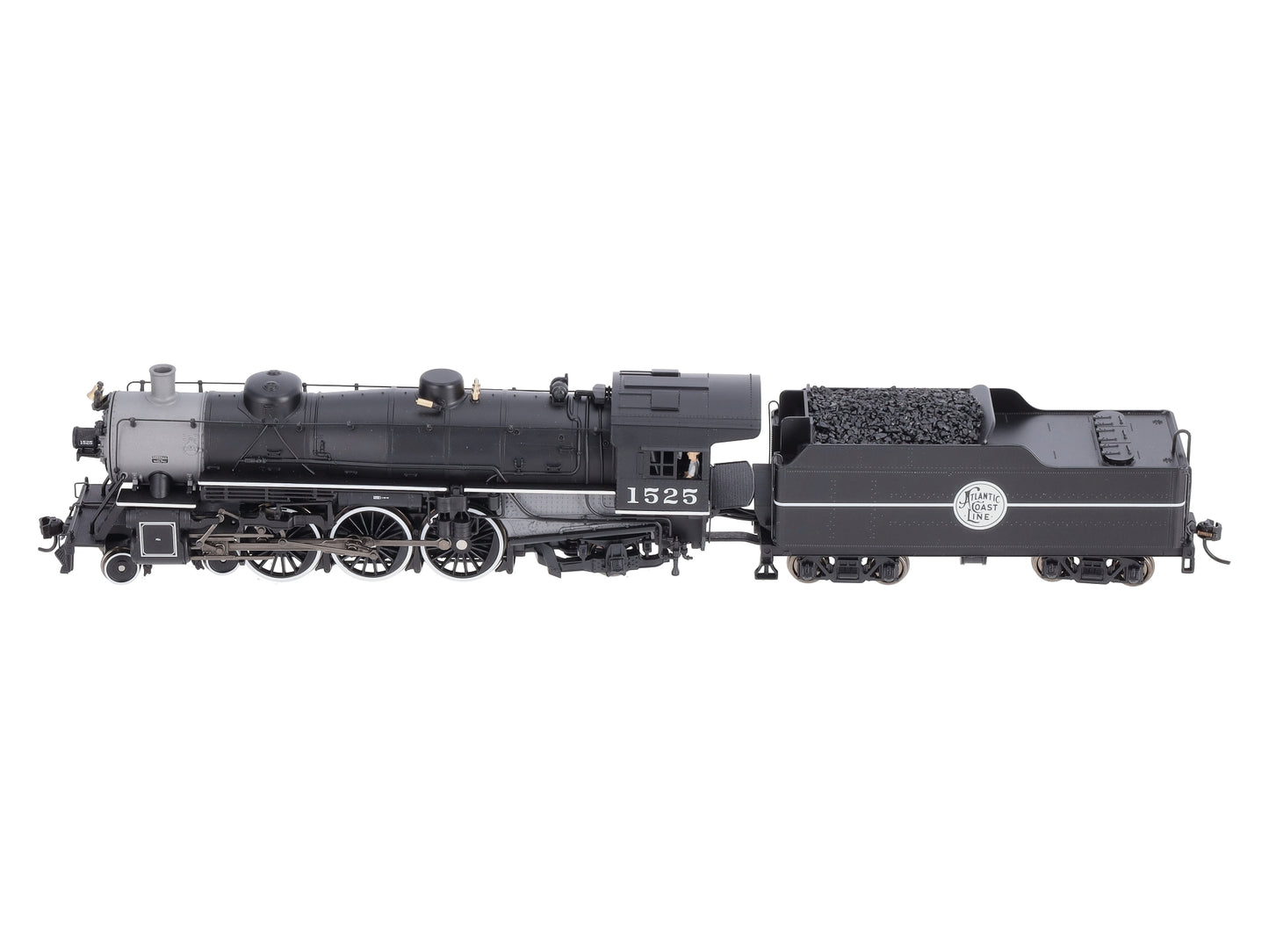 Broadway Limited 5915 HO ACL Pacific 4-6-2 Steam Loco & Tender #1525 with DCC