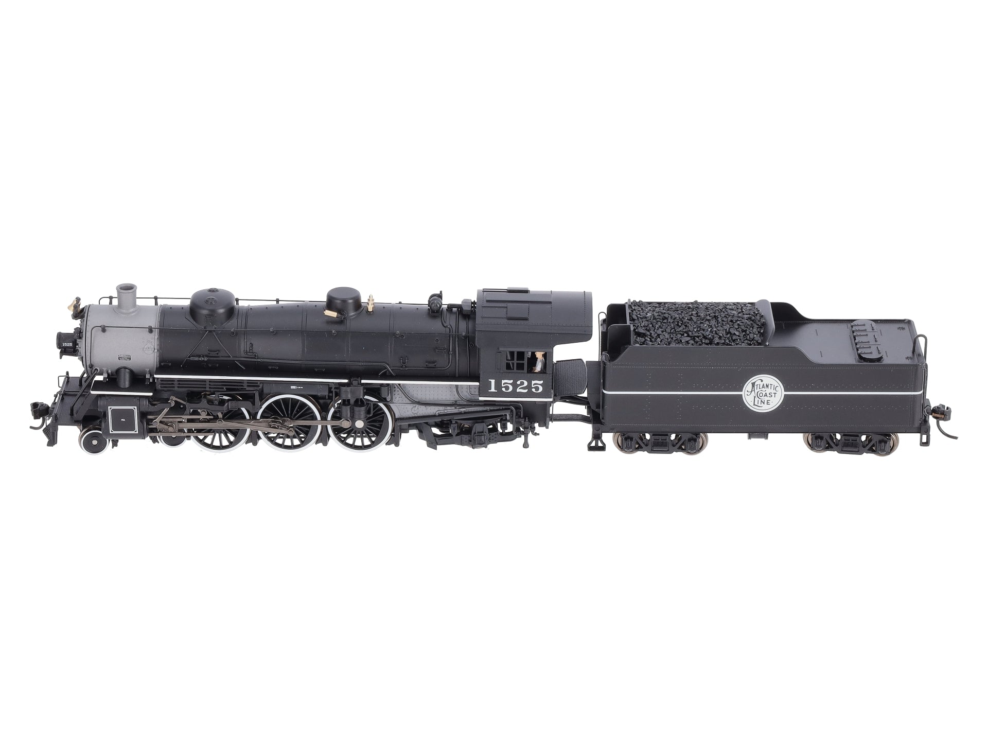 Broadway Limited 5915 HO ACL Pacific 4-6-2 Steam Loco & Tender #1525 with DCC