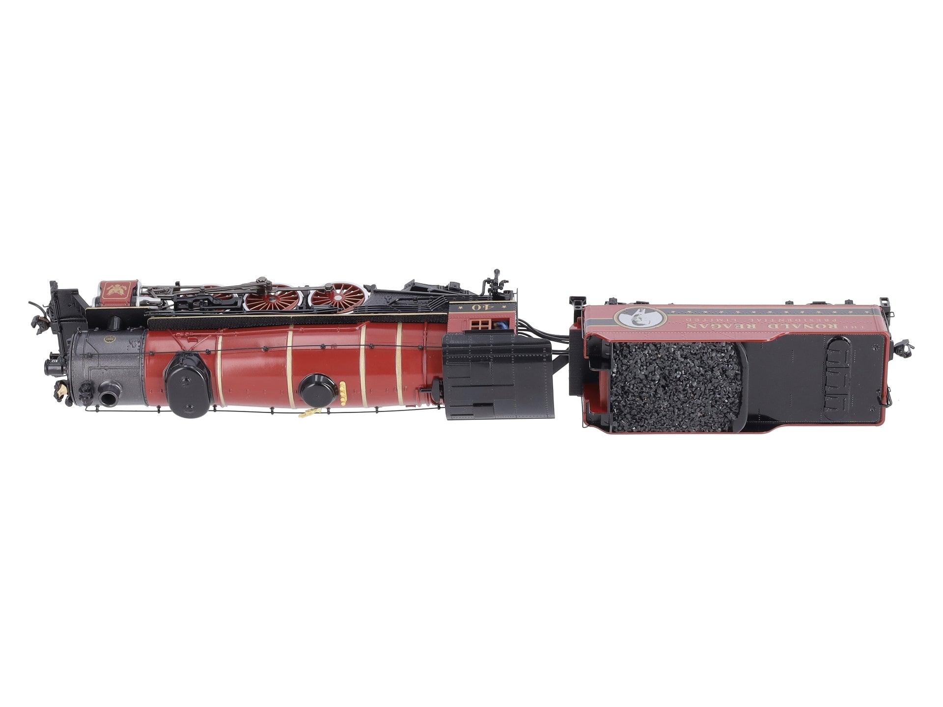 Broadway Limited 5902 HO President Ronal Reagan Steam Loco & Tender #40 w DCC