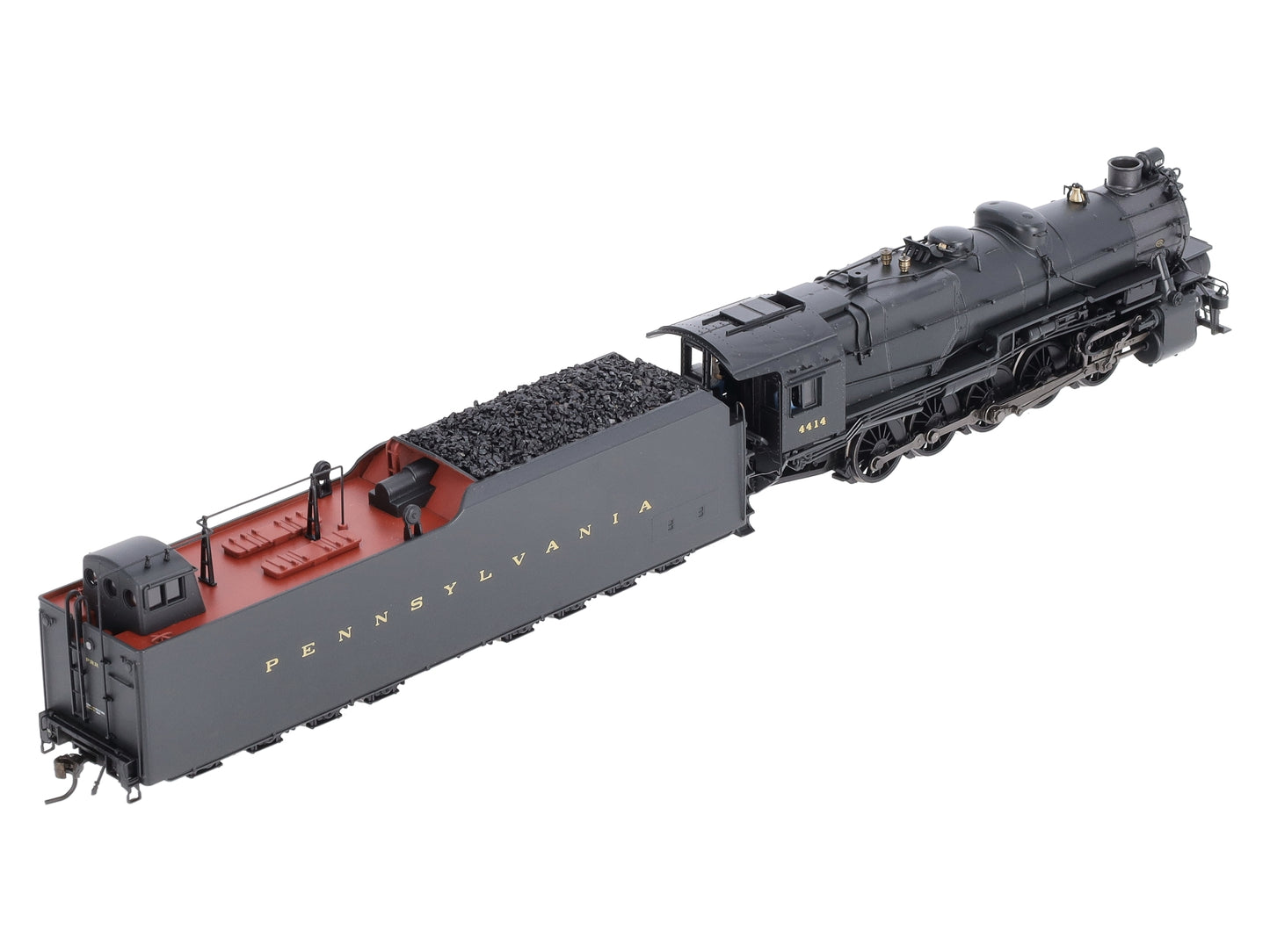 Broadway Limited 4184 HO PRR I1SA 2-10-0 Steam Locomotive & Tender #4414 w/ DCC