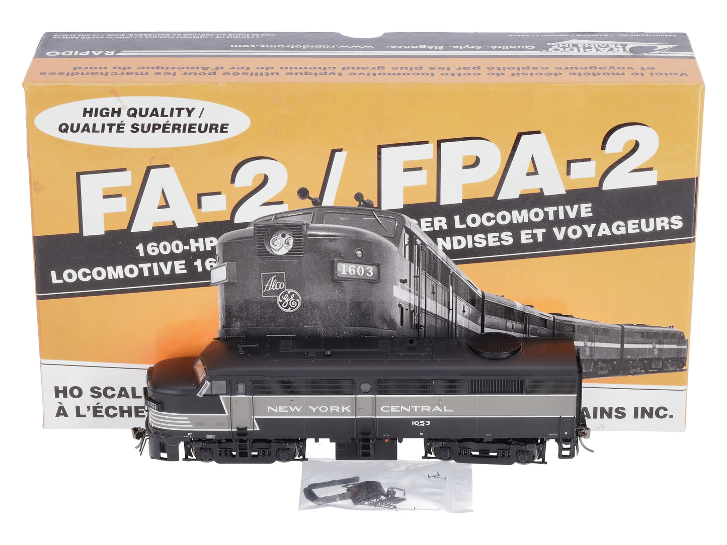Rapido Trains 21542 HO NYC Alco FA-2 Diesel Locomotive #1053 w/LokSound & DCC