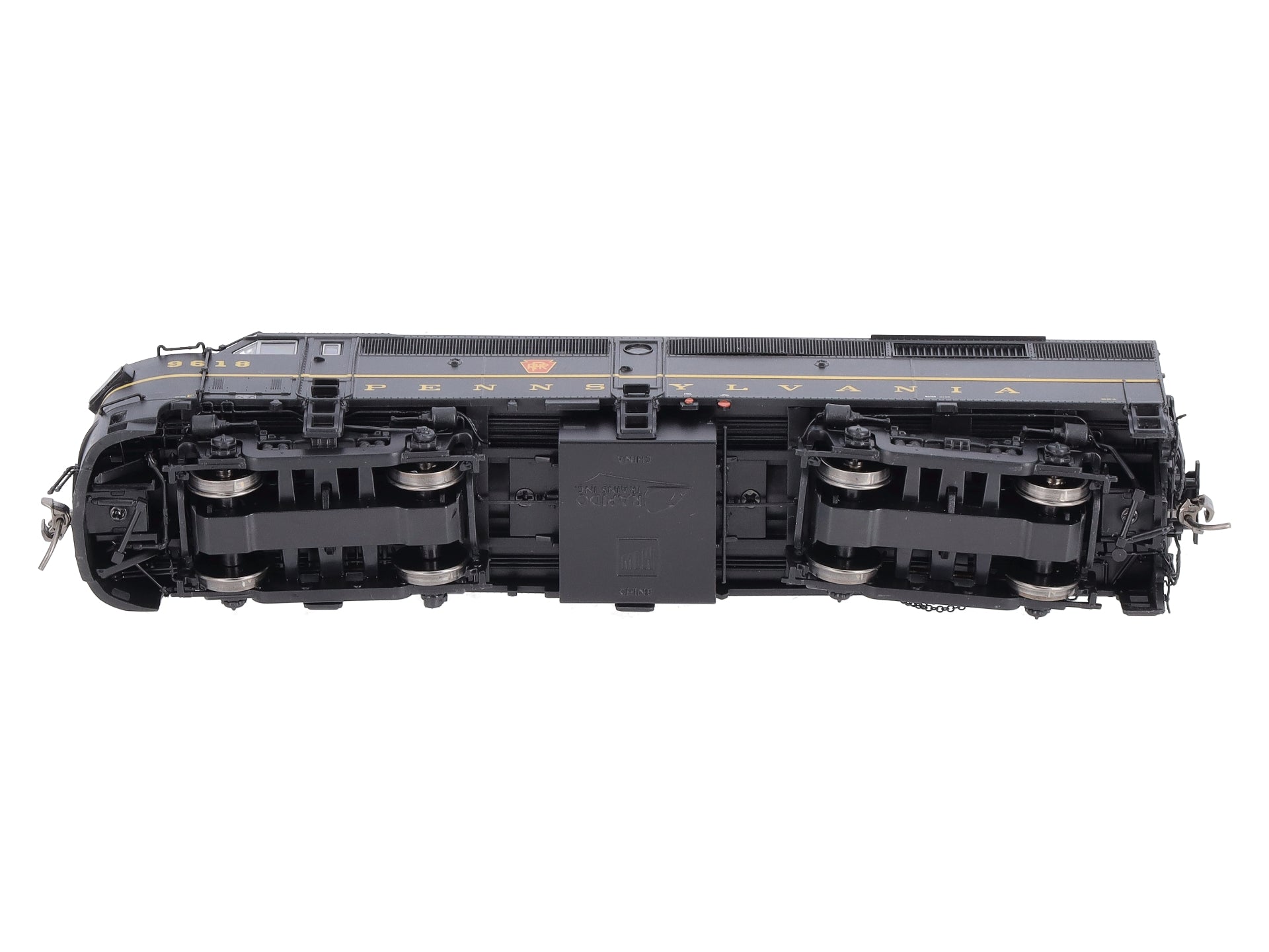 Rapido Trains 21550 HO PRR Alco FA-2 Diesel Locomotive #9618 w/LokSoun –  Trainz
