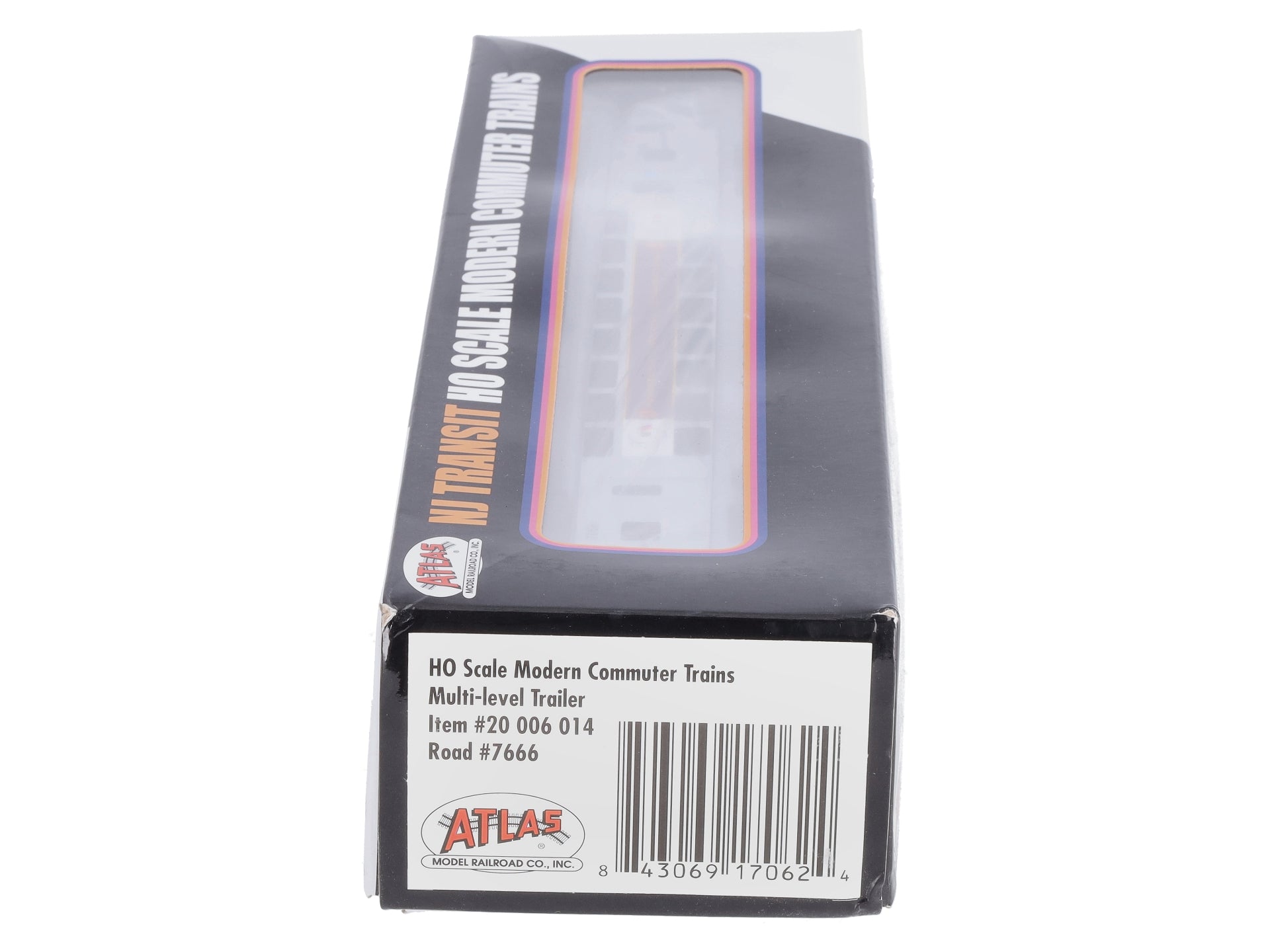 Atlas 20006014 HO NJ Transit Modern Commuter Trains Multi-Level Trailer #7666