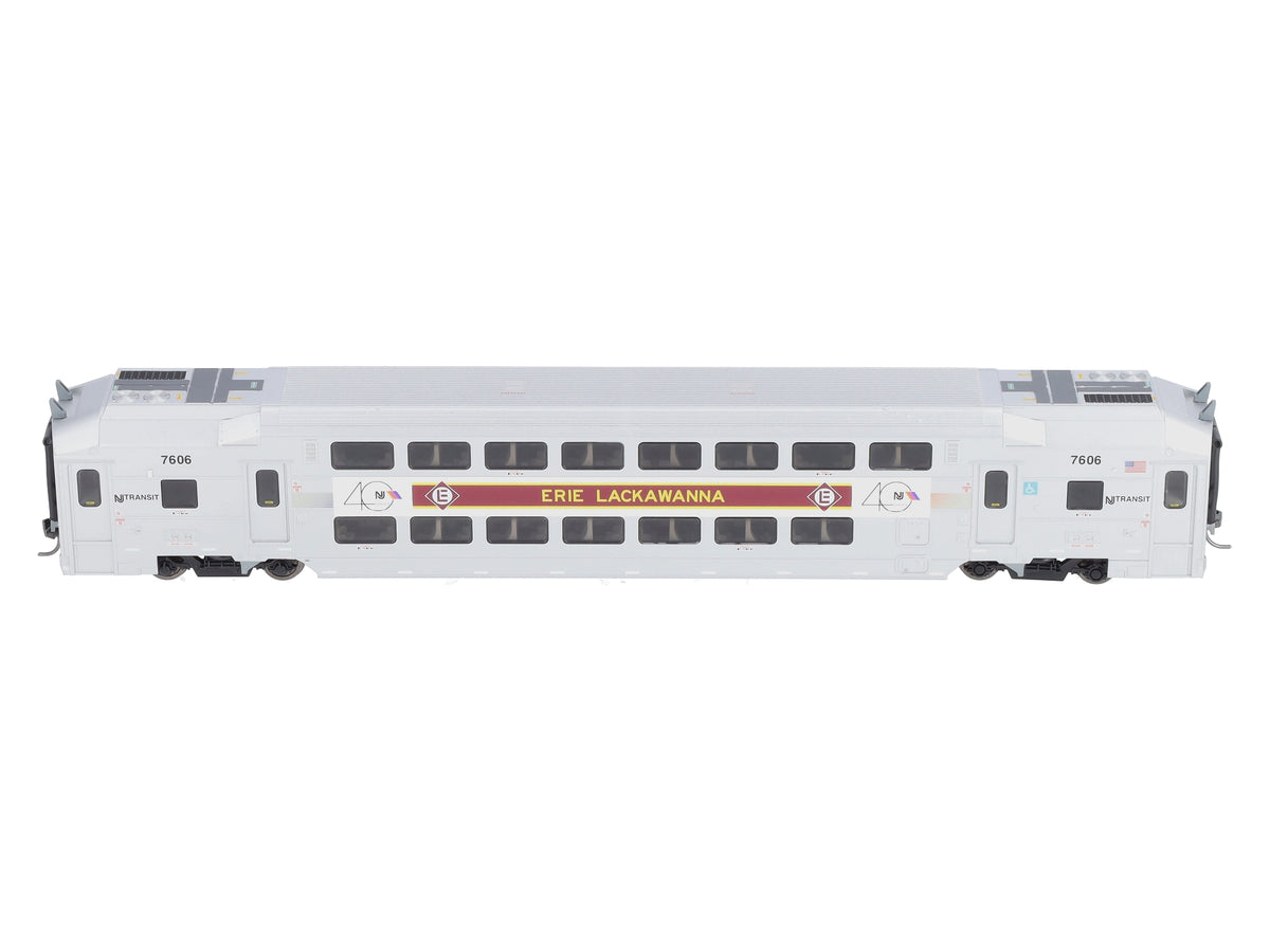 Atlas 20006013 HO NJ Transit Modern Commuter Trains Multi-Level Trailer #7606