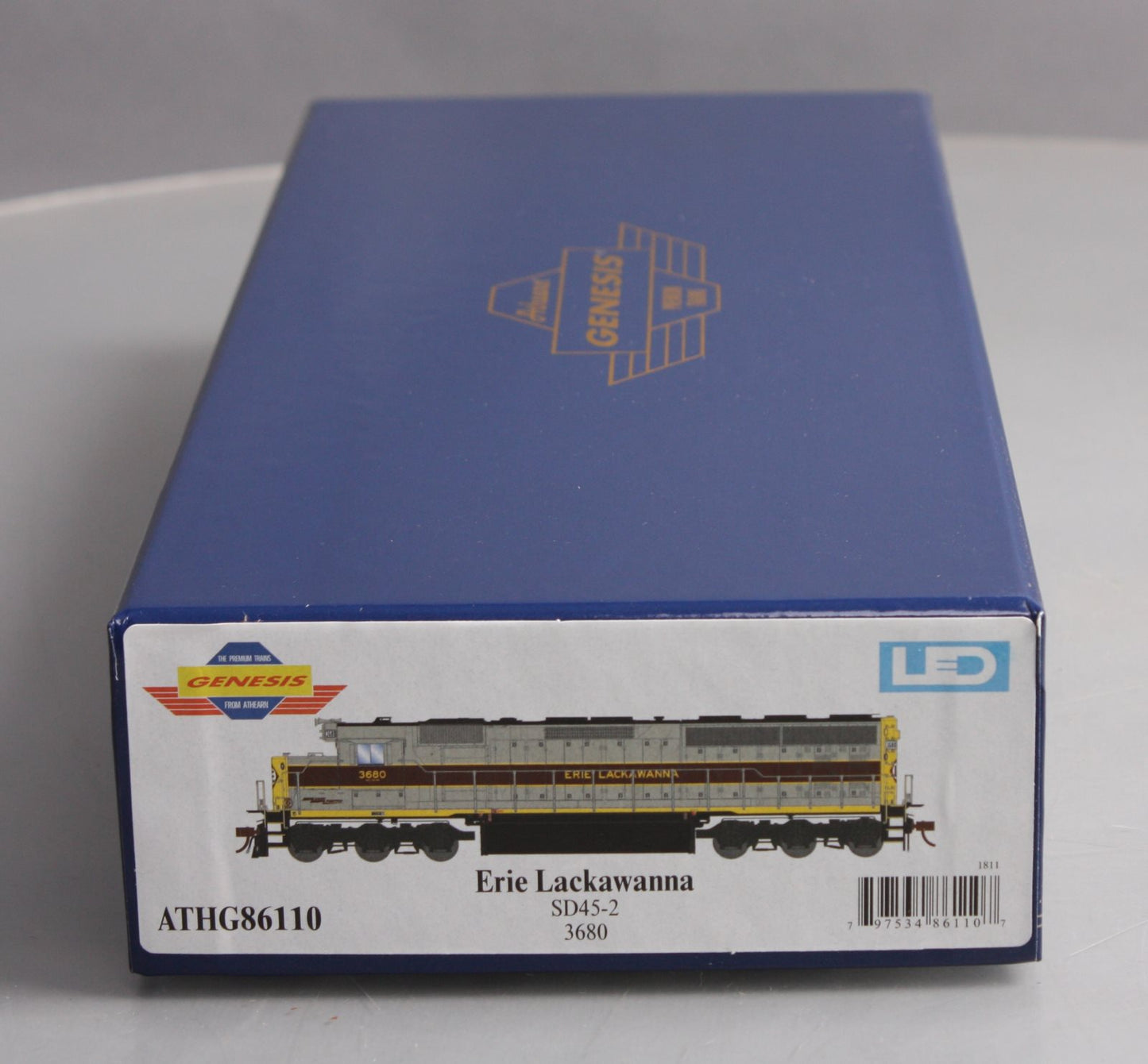 Athearn G86110 HO Erie Lackawanna SD45-2 Diesel Locomotive #3680