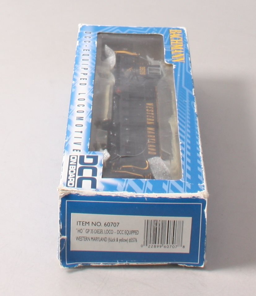 Bachmann 60707 HO Western Maryland EMD GP35 Diesel Locomotive w/DCC #3576