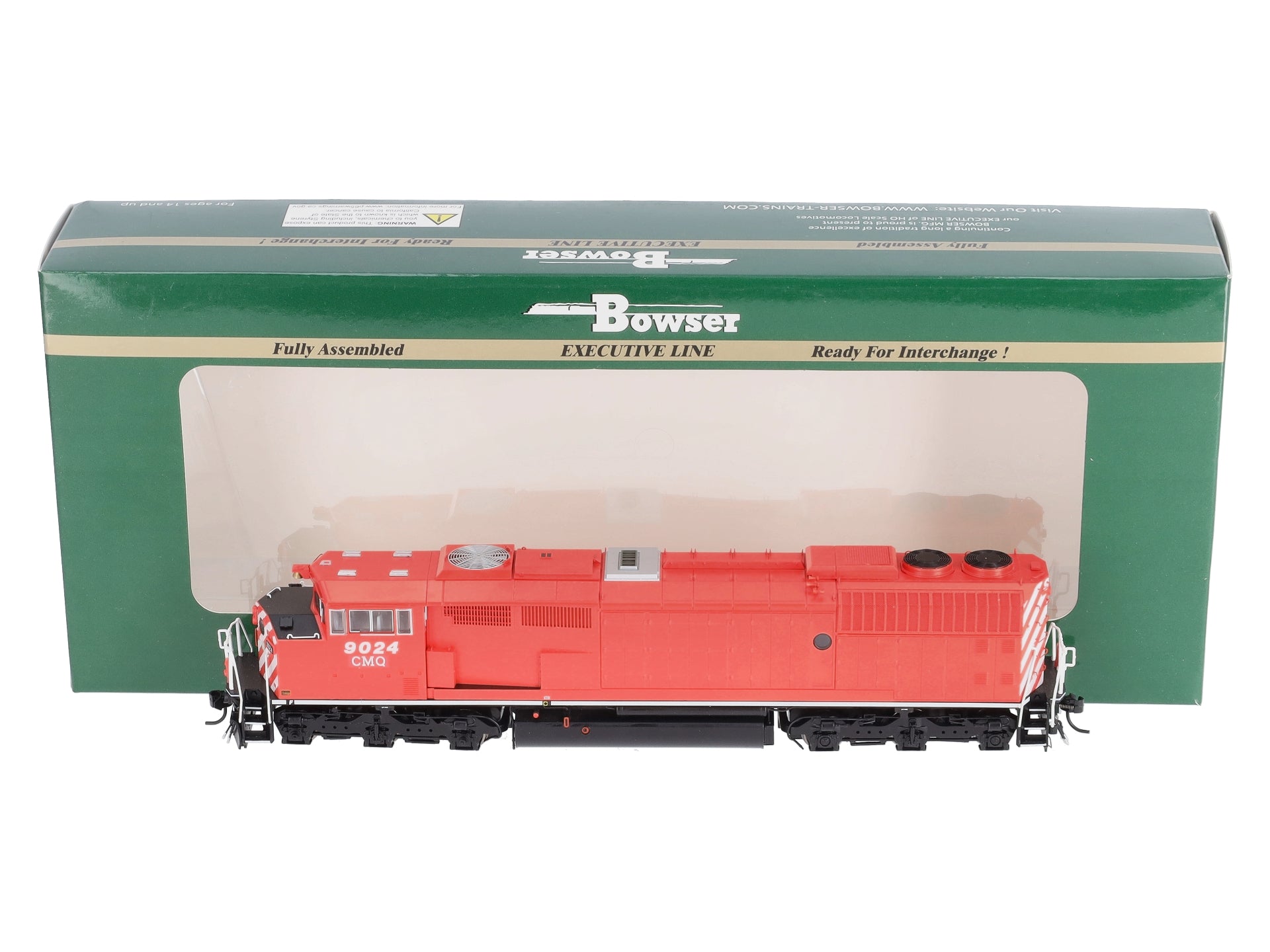 Bowser 24990 HO Scale CM&Q SD40-2F Diesel Locomotive #9024 w/ DCC & Sound