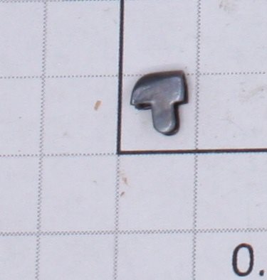 Lionel 214-14 Short Blackened Refrigerator Door Catch