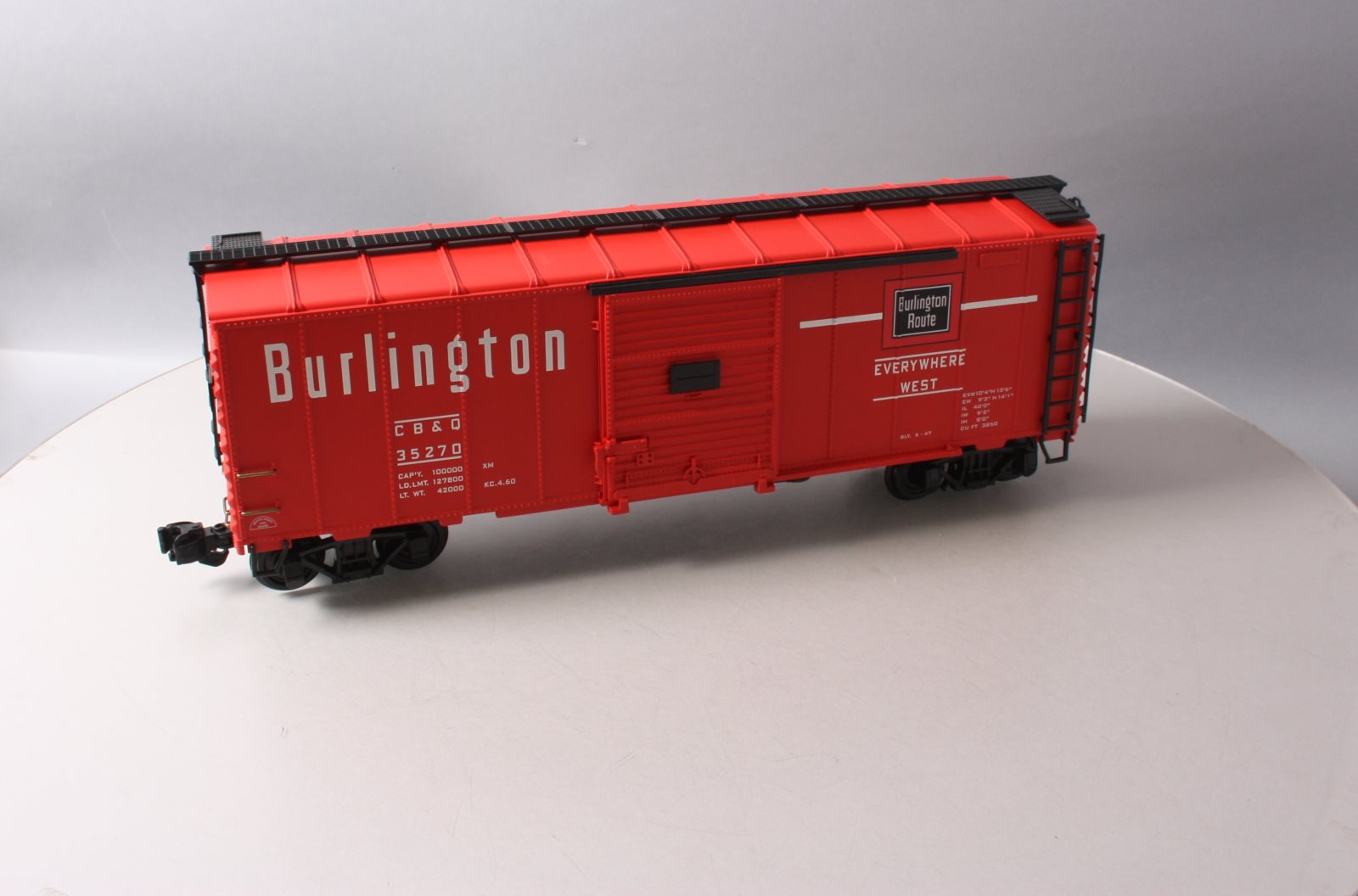 Aristo-Craft 46055 G Scale Burlington Boxcar #35278 LN/Box