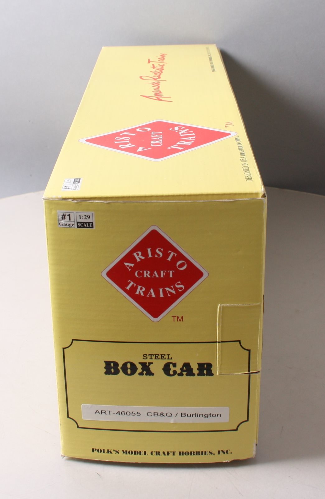Aristo-Craft 46055 G Scale Burlington Boxcar #35278 LN/Box