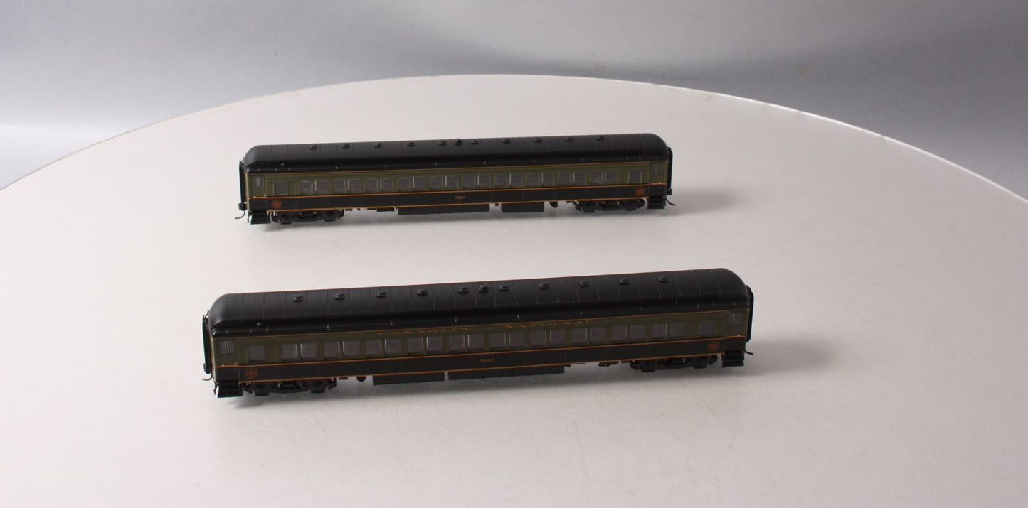 Broadway Limited 6448 HO Canadian National 80' Passenger Coach Set A (Set of 2)