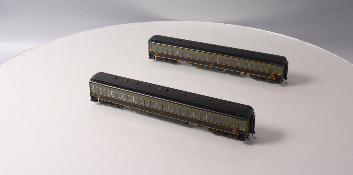 Broadway Limited 6448 HO Canadian National 80' Passenger Coach Set A (Set of 2)