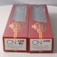 Broadway Limited 6448 HO Canadian National 80' Passenger Coach Set A (Set of 2)